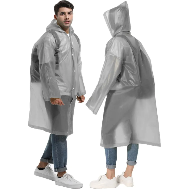 Emergency Poncho Rain - Disposable Adults Reusable Raincoats,Waterproof Rain Ponchos,Adults-Reusable
