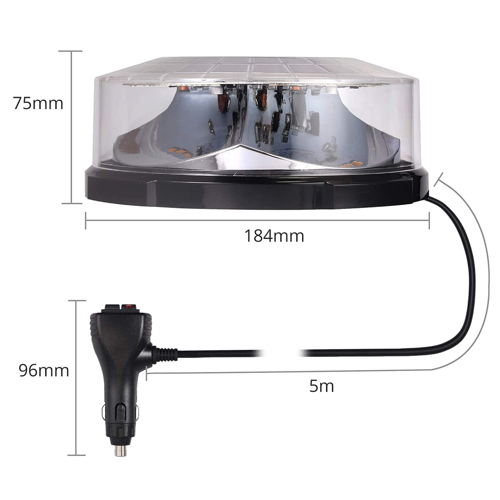 Yellow 24 LED Car Roof Ceiling - Sos Light Strobe review and price