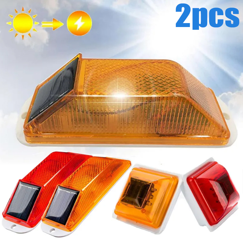 2Pcs Solar Strobe Warning Ligh - Sos Light Strobe review and price
