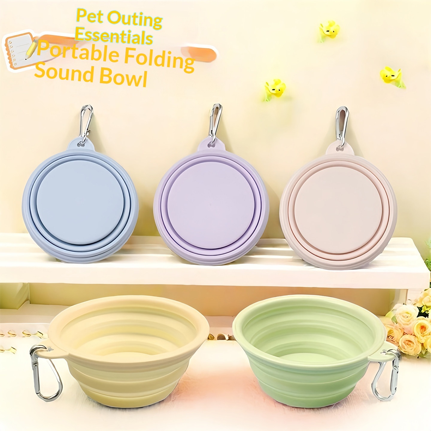 Silicone Dog Food Water Bowl C - Water Bag Collapsible review and price
